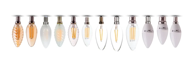 灯泡形状、底座类型尺寸和代码 - 必知常识