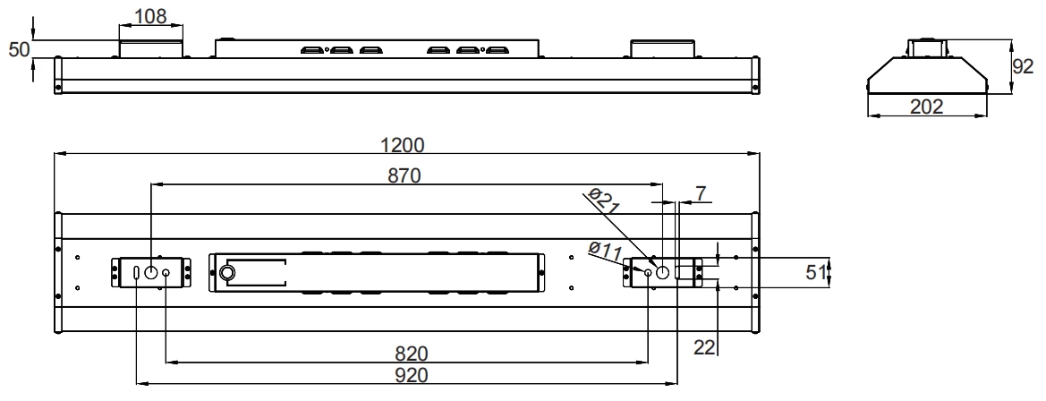 4ft low bay led lighting