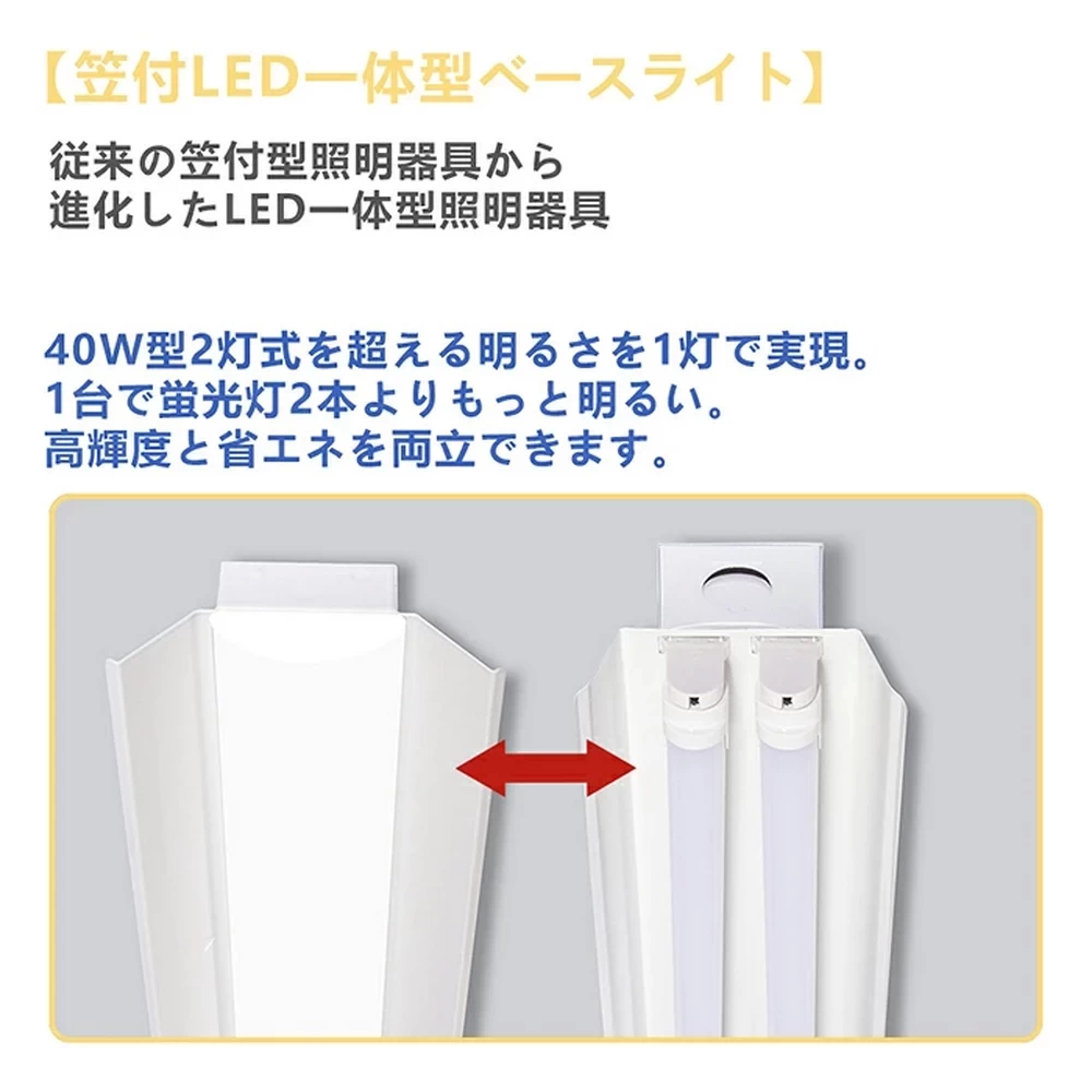 笠付型LED一体型