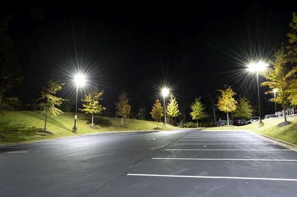 led parking lot pole lights