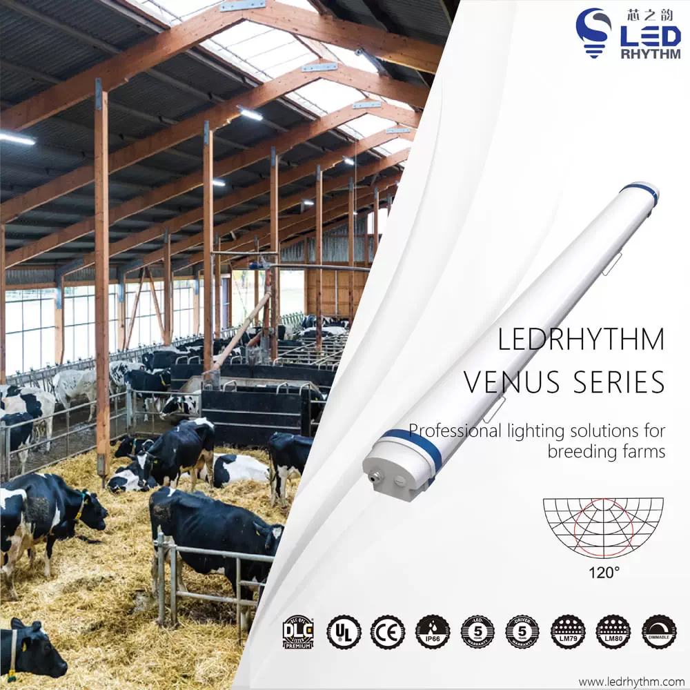 4ft led vapor proof light fixture application
