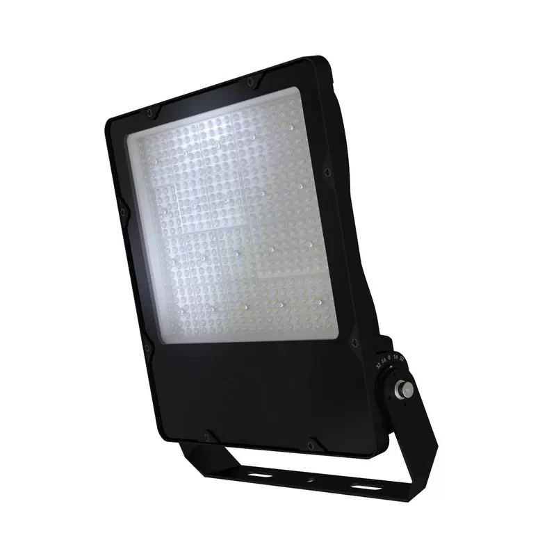 Slim I flood road lighting