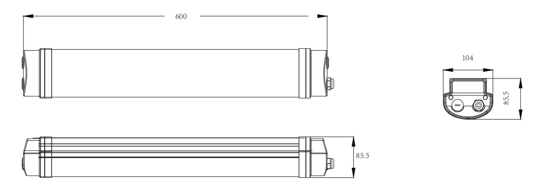 tri proof light led​ size