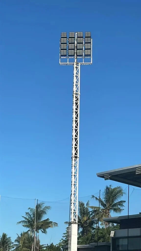 high pole football stadium lights