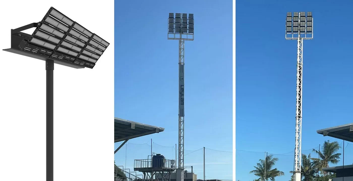 high pole led football field lights