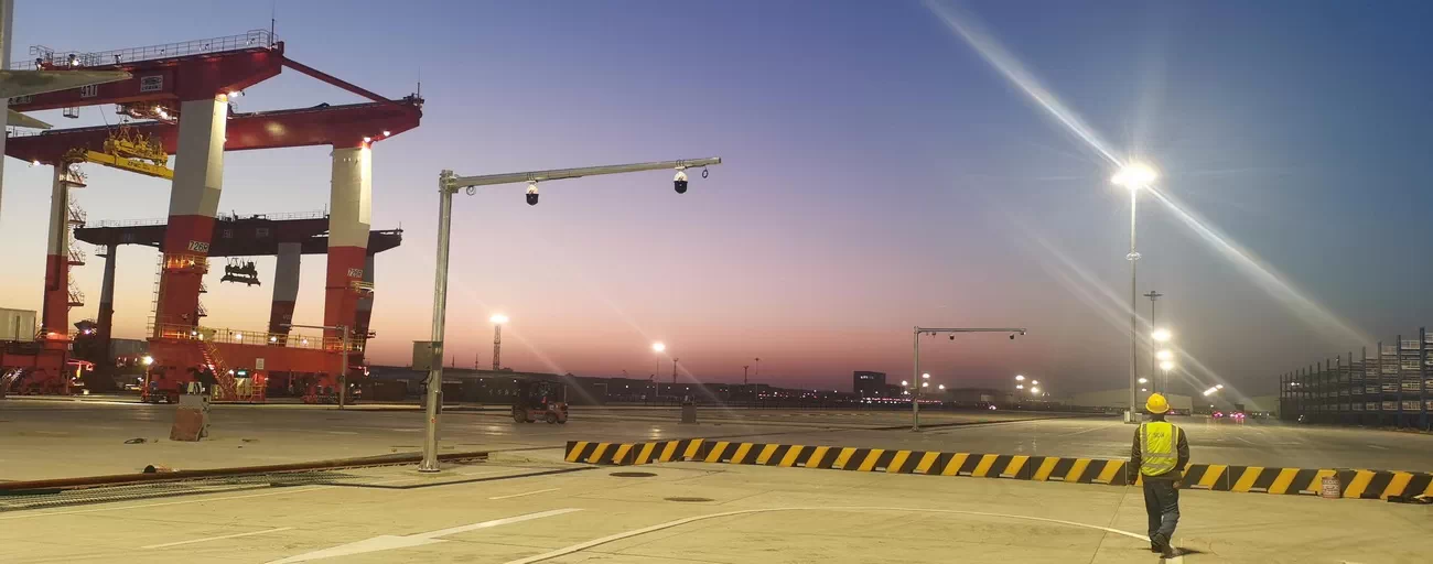 iluminação led portuária