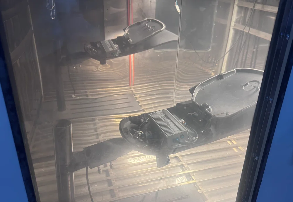 LED street lights test