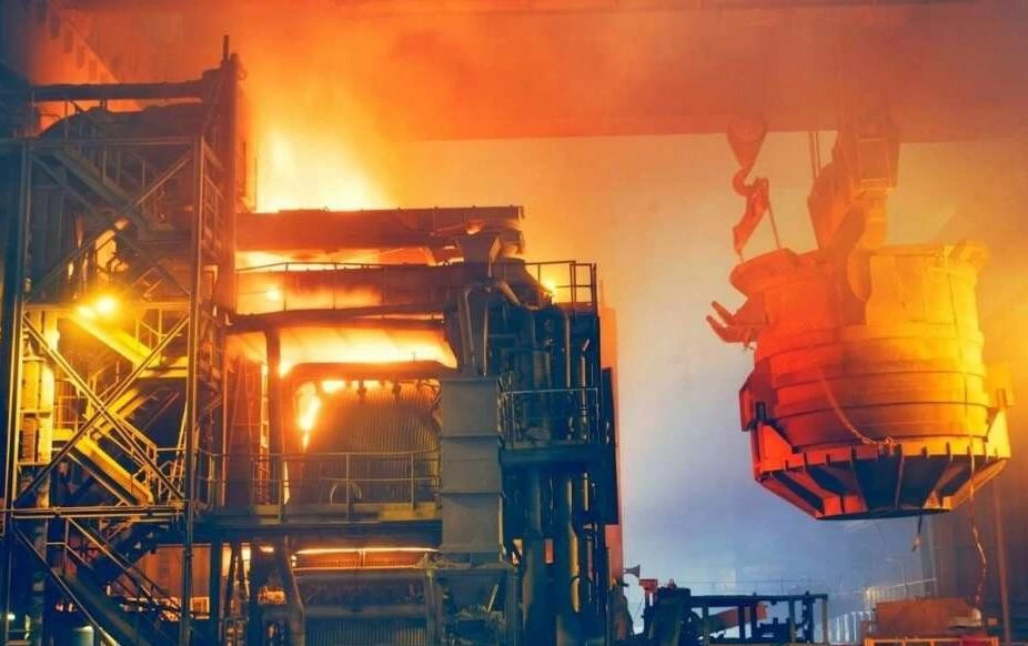 iluminação de fornos de aciaria de alta temperatura