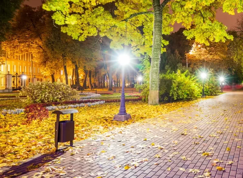 led ポストライト ランドスケープ