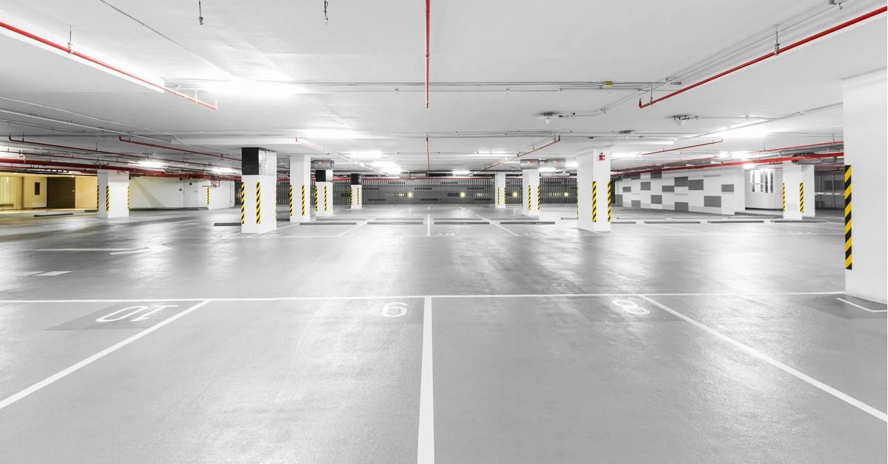 underground parking garage led lighting