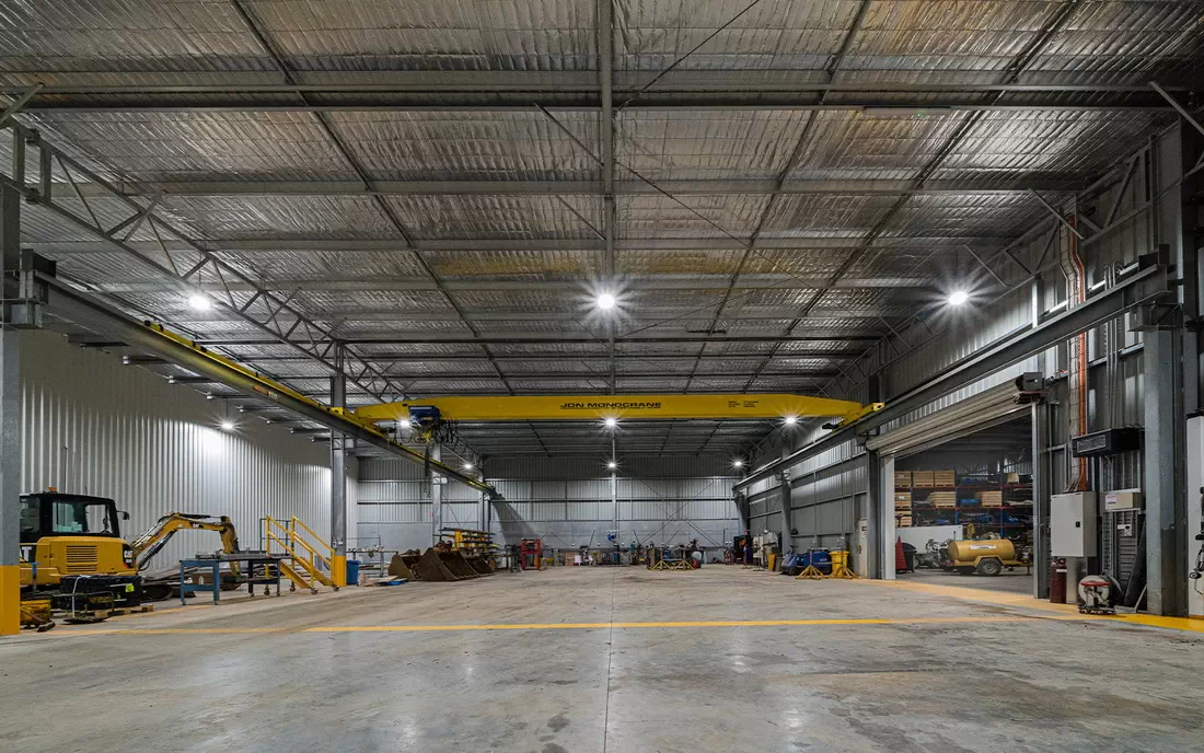 Iluminación LED para talleres industriales